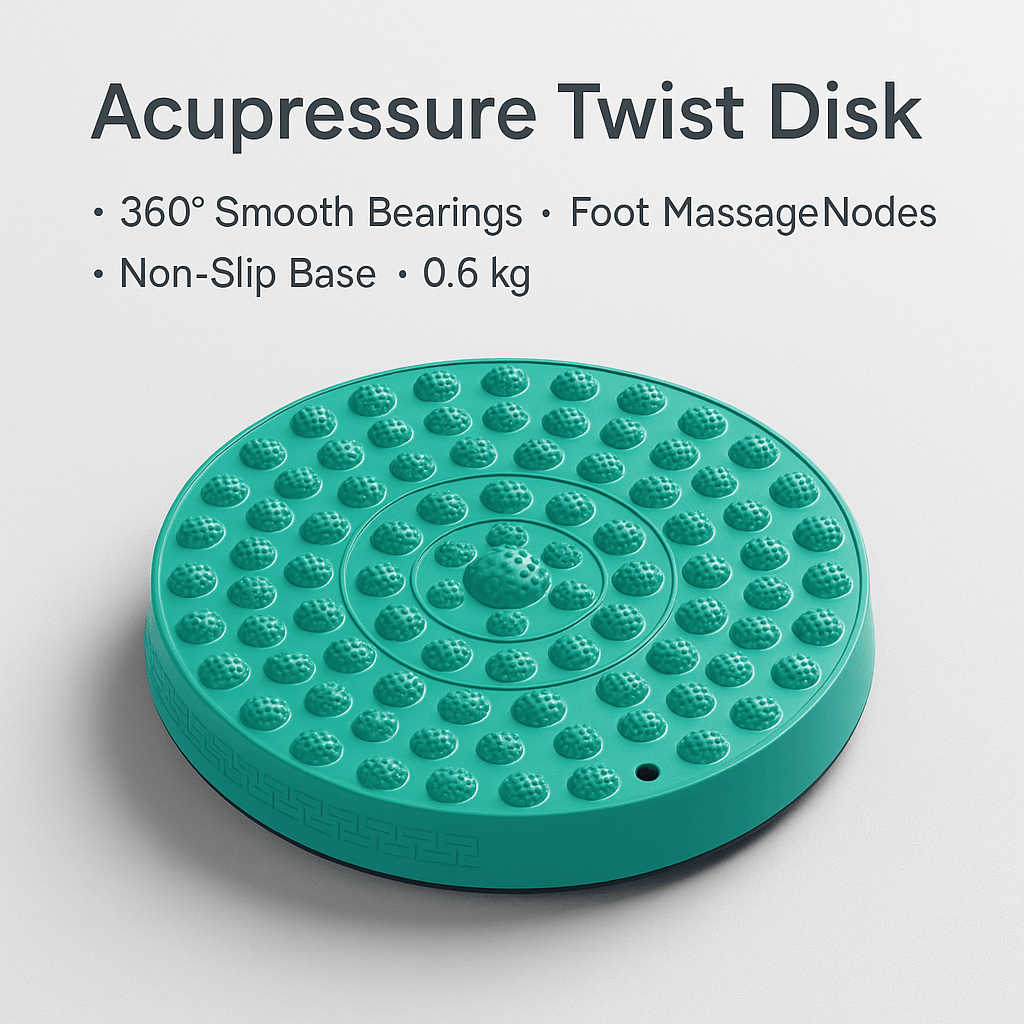 Large foot massage acupressure twist board