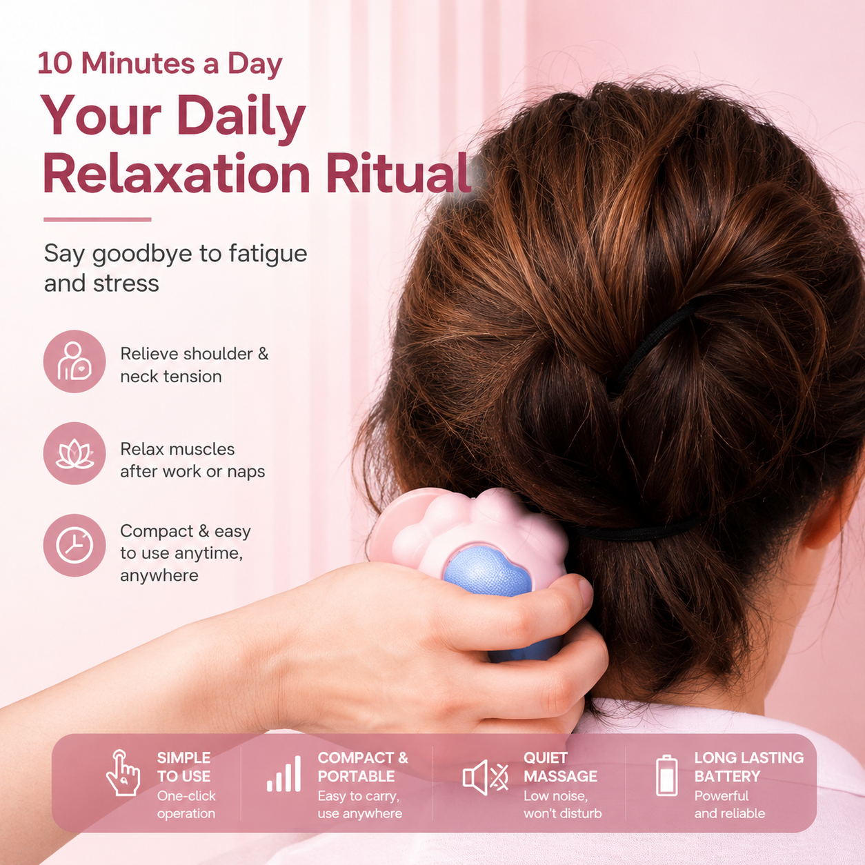 Yoga Silicone Massage Stick for Muscle Relaxation